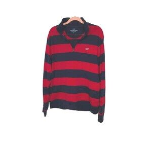 Vineyard Vines Quarter Zip Pullover Mens S Stipes Long Sleeve Shirt Whale
